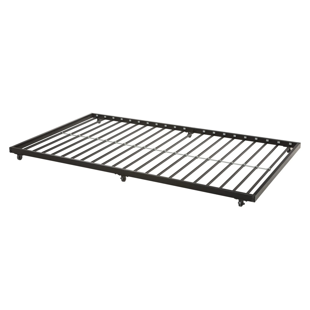 Twin Roll-Out Metal Trundle Bed Frame - Black X341