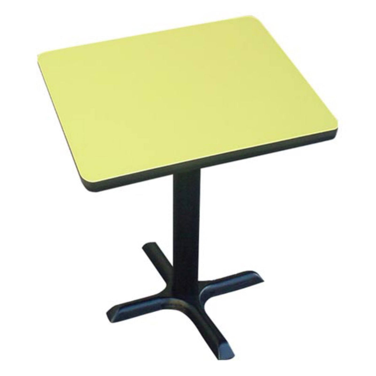 Square Breakroom Pedestal Table Medium Oak M3015