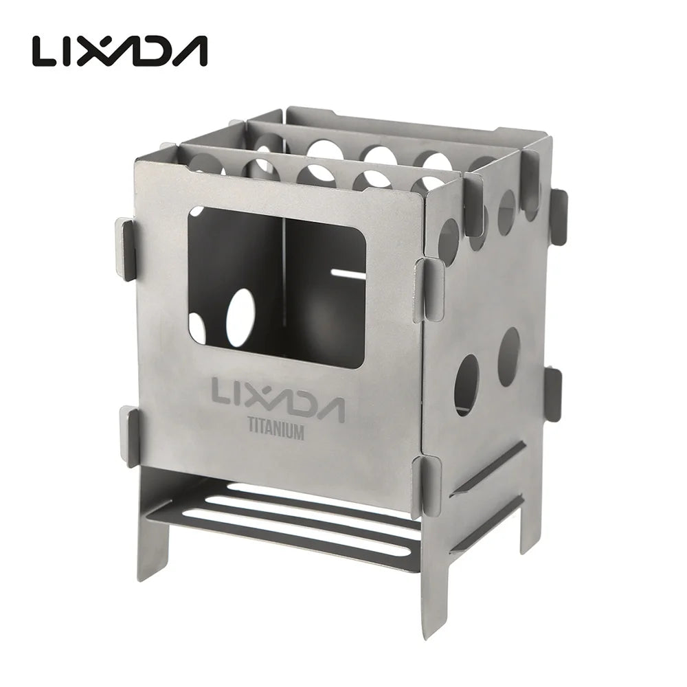 Titanium Folding Wood Pocket Camping Stove V228