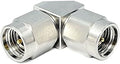 2.92 mm Male to 2.92 mm Male Adapter, Right Angle, DC to 40 GHz, 50 Ohm, Stainless Steel Body O451541