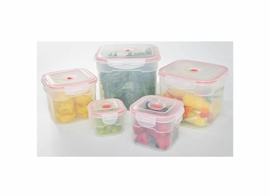 11 Piece Square Vacuum Food Storage Containers C841122