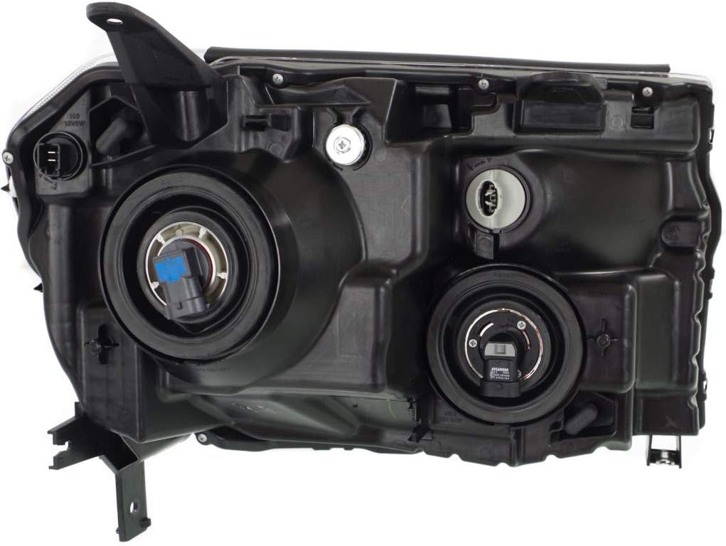 Headlight Assembly for 2012 2013 2014 Honda Pilot Driver and Passenger Side with Bulbs D164582