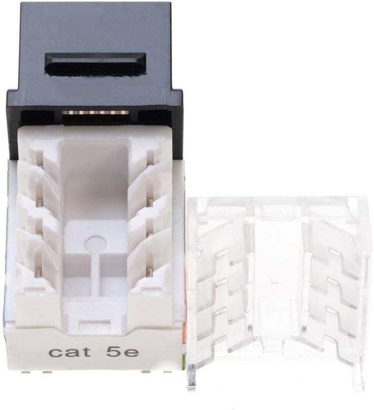 Cat5e RJ45 Punch-Down Keystone Jack Black (50) B513