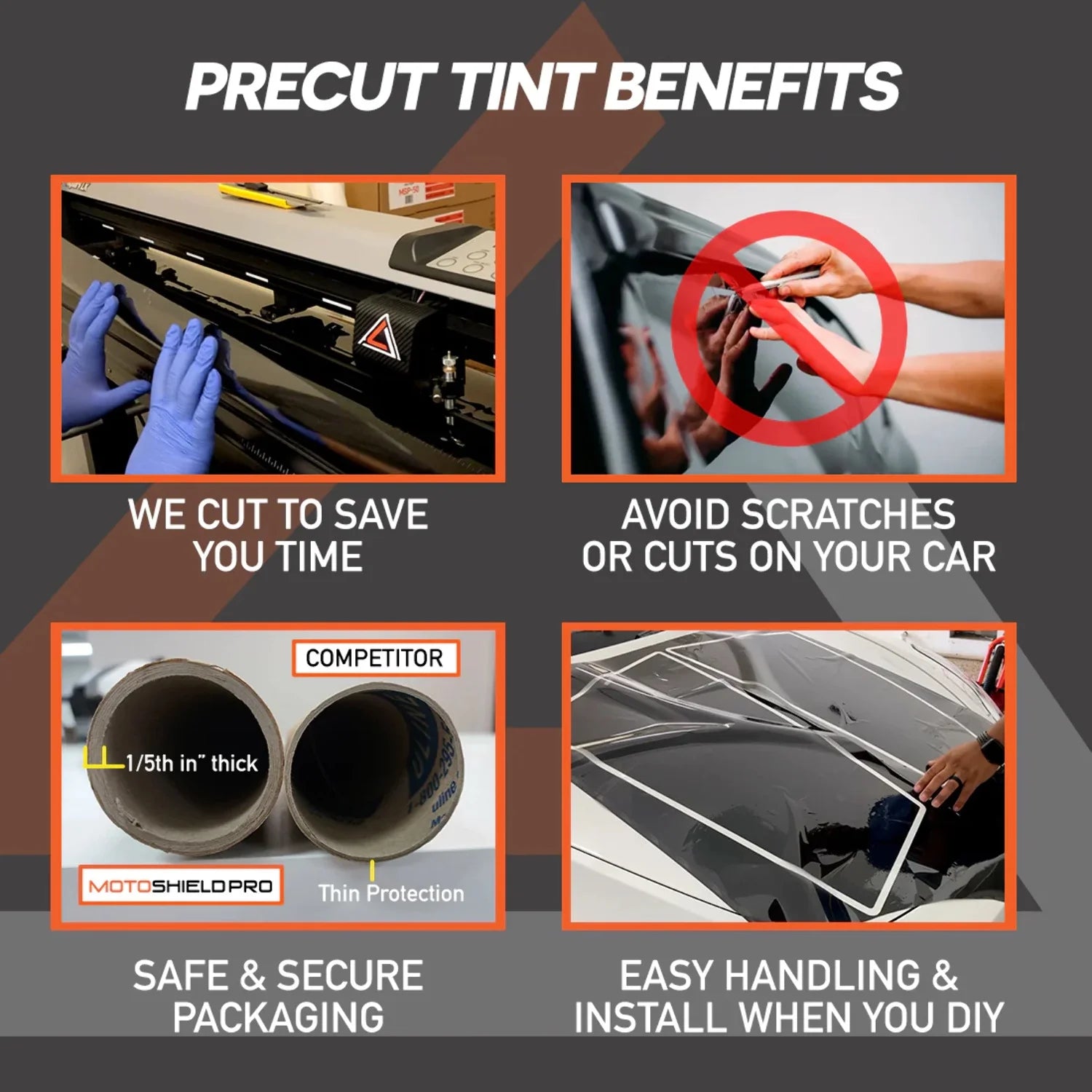 Precut Ceramic Window Tint Film 15% C950443