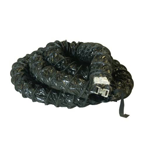 Black 16-inch by 25-Feet Ventilation Duct Hose E351