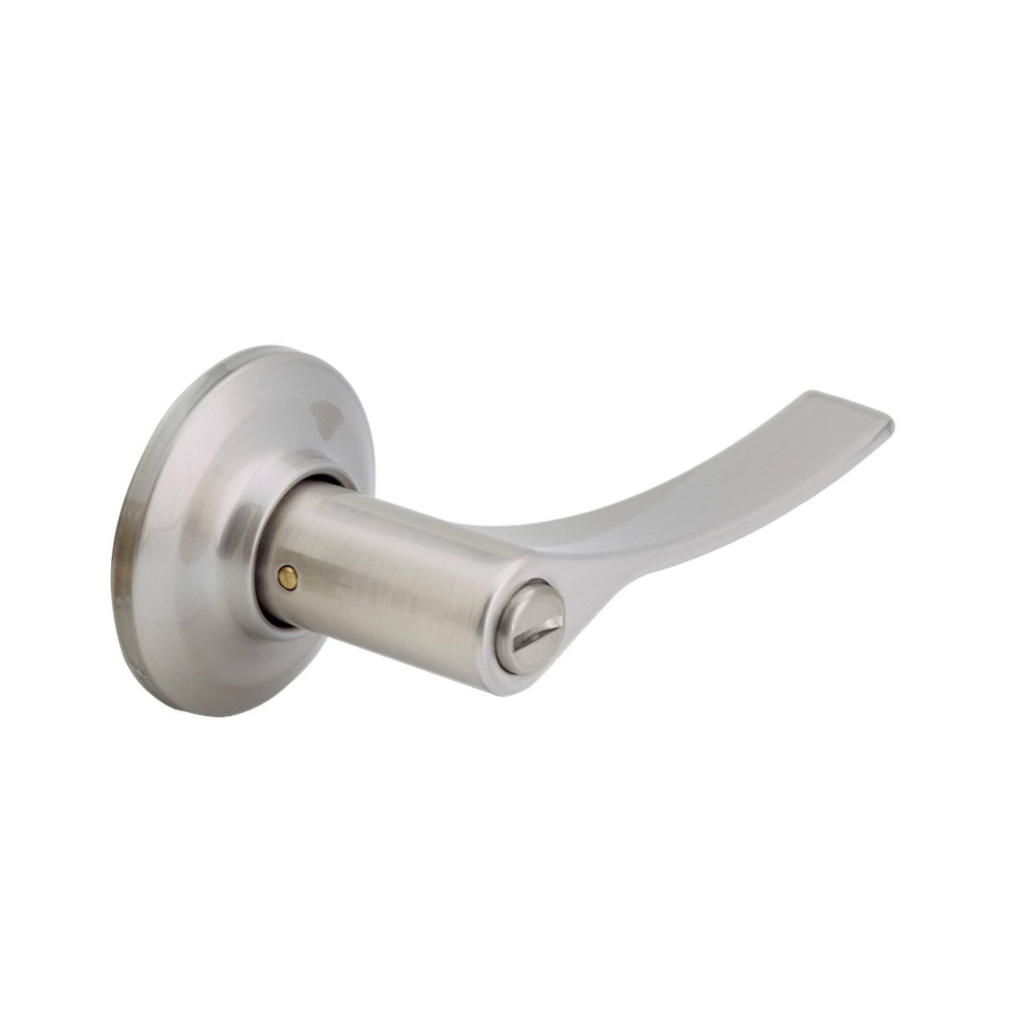 Satin Chrome Entry Mechanical Lever M206