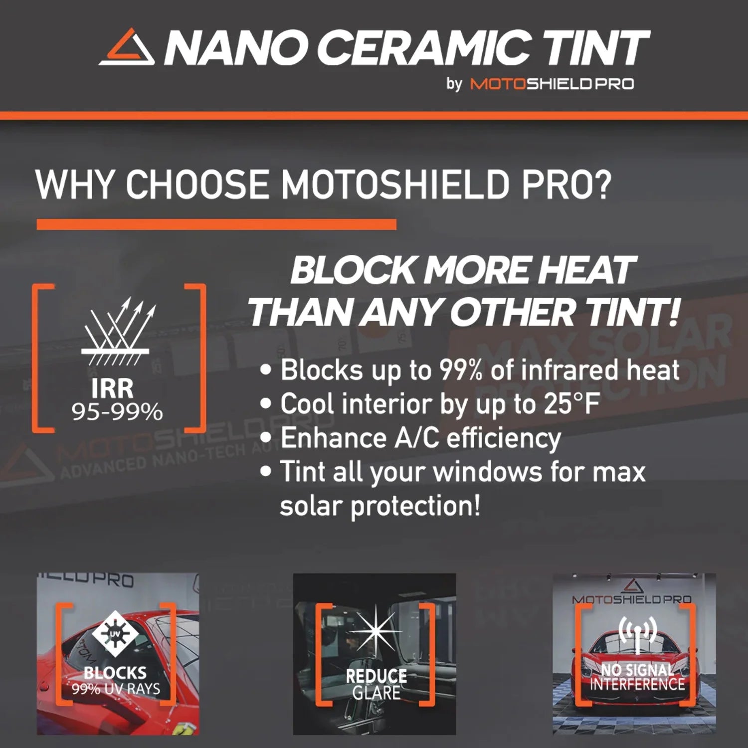 Precut Ceramic Window Tint Film 15% C950443