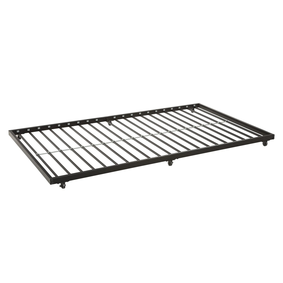 Twin Roll-Out Metal Trundle Bed Frame - Black X341