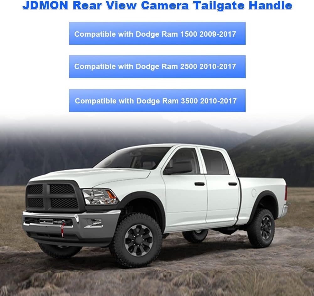Rear View Backup Camera Tailgate Handle for Dodge Ram 1500 2500 3500 F49395