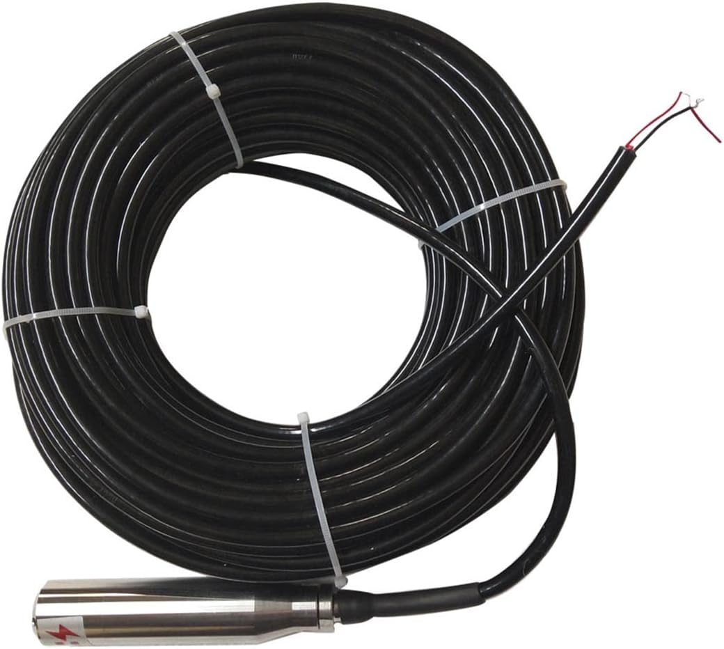 24-32V DC Water Level Sensor 4-20mA 316 Stainless Steel 0-20m with 20m Cable Pack of 2 S68600