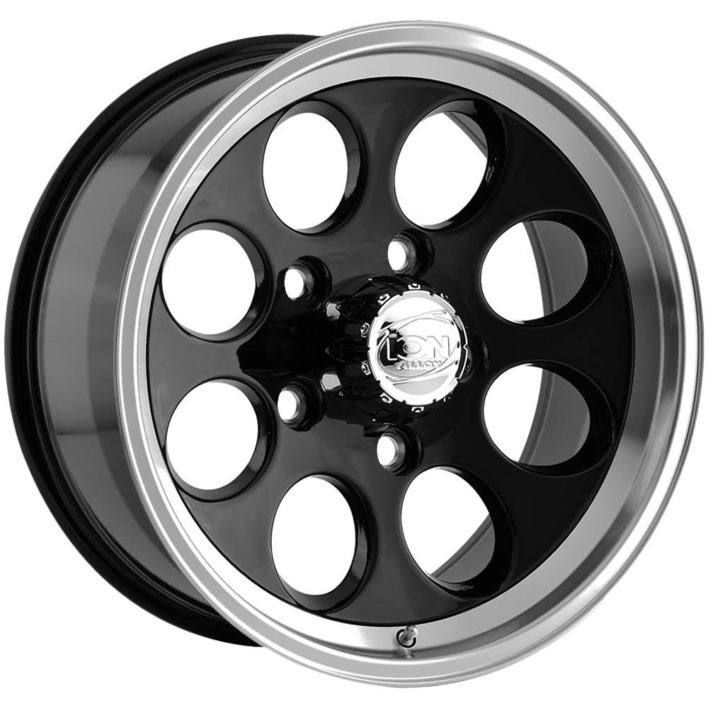 15x10 5x4.5x22 -38mm Black Wheel Rim X9510