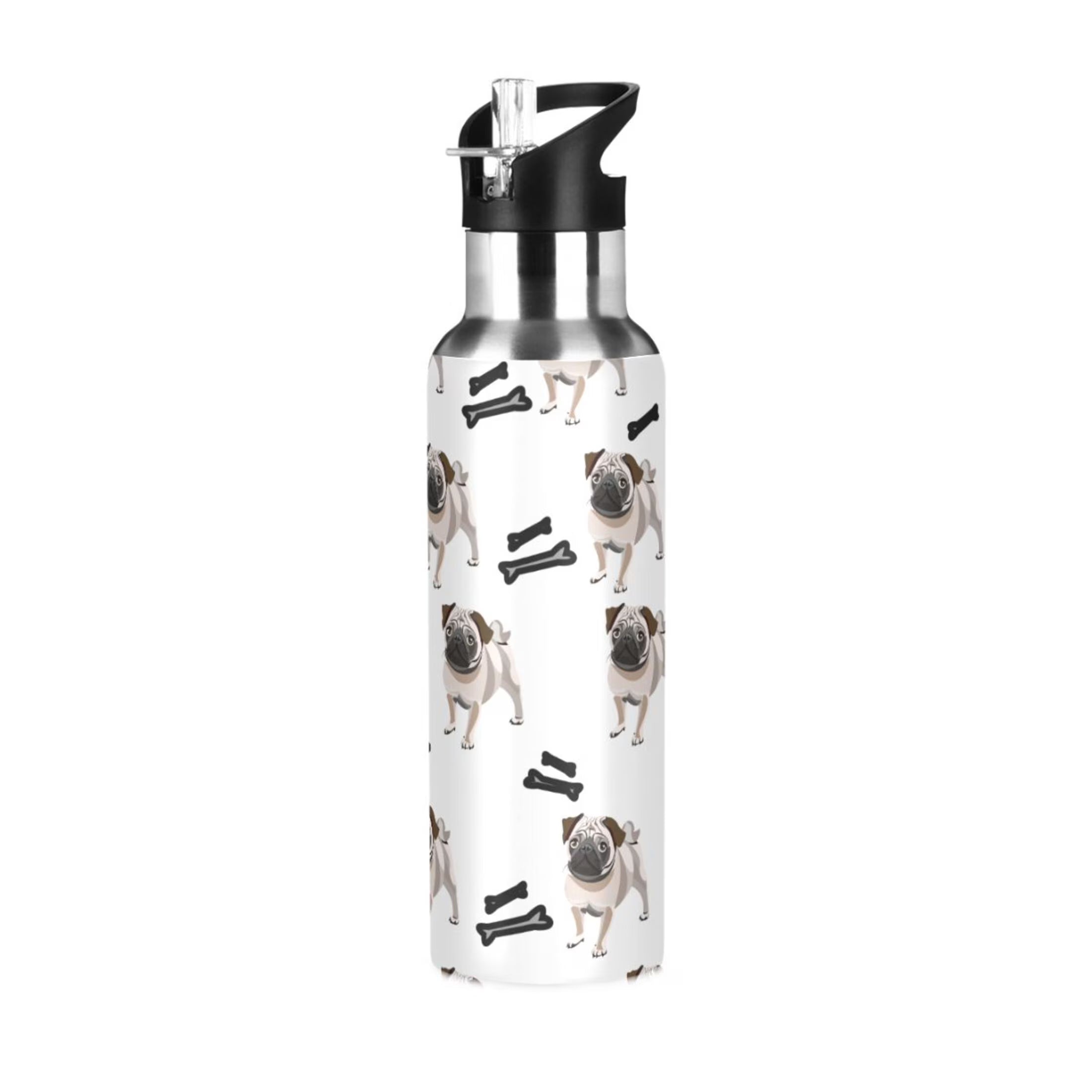 Stainless Steel Insulated Water Bottle with Straw Lid T78915
