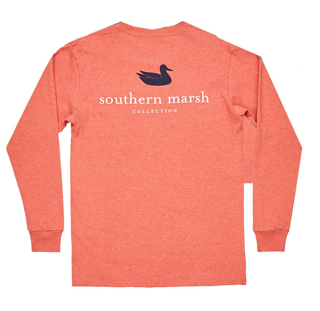 Washed Red Long Sleeve Tee P22411