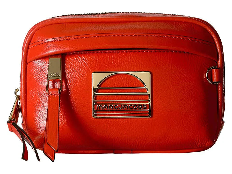 Poppy Red Genuine Leather Belt Bag C833