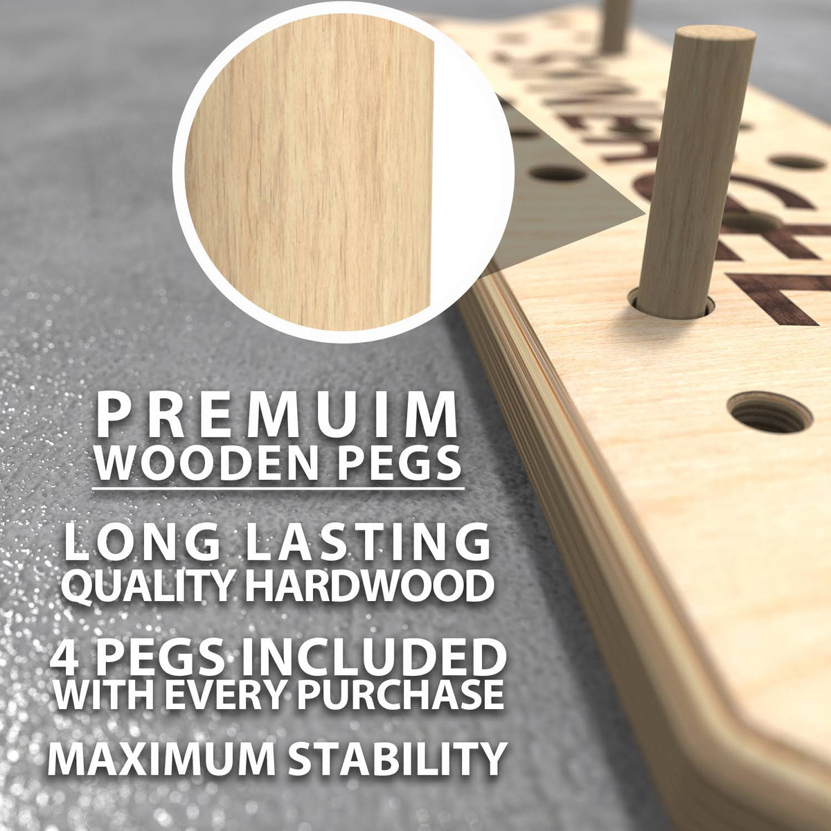 Peg Board for Pull Up, Rock Climbing, Parkour, and Fitness R892