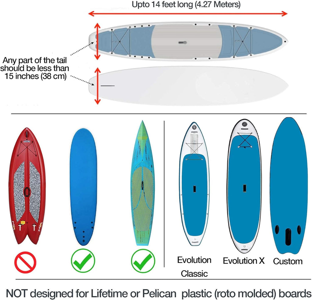 Classic Standup Paddleboard Trailer and Carrier G613453