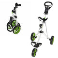 3 Wheel Golf Cart White/Green U115049