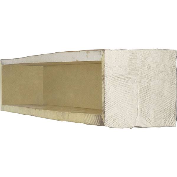 Hand Hewn Faux Wood Fireplace Mantel H566
