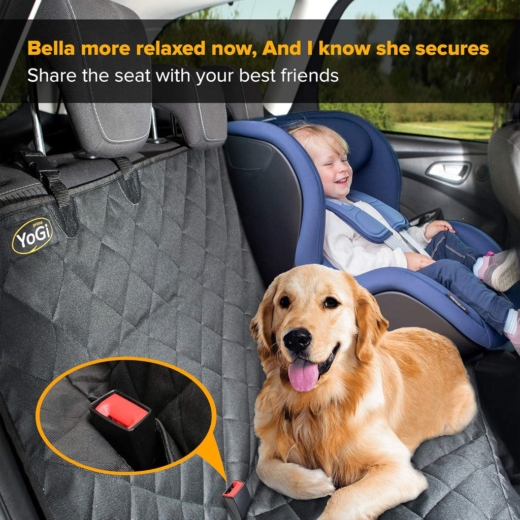 Waterproof Nonslip Dog Seat Cover for Back Seat Q175