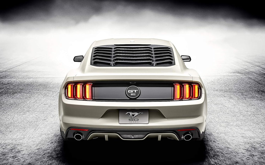 Carbon Fiber Rear Window Louvers for Ford Mustang N4779