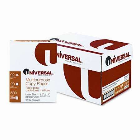 3-Hole Punch White Copy Paper 5000 Sheets/Carton L873