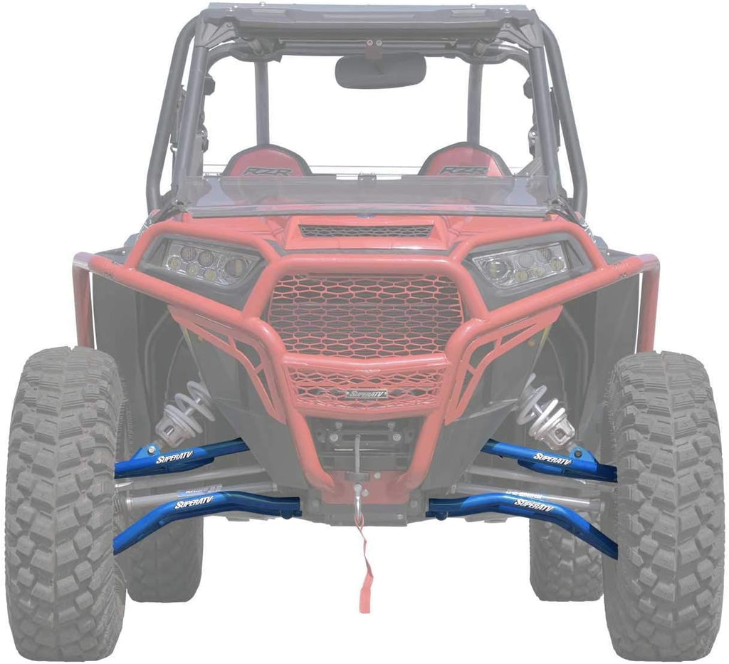 Heavy Duty High Clearance Forward Offset Front A-Arms for Polaris RZR XP 1000 / XP 4 1000, Voodoo/Velocity Blue, Includes All 4 Arms P256