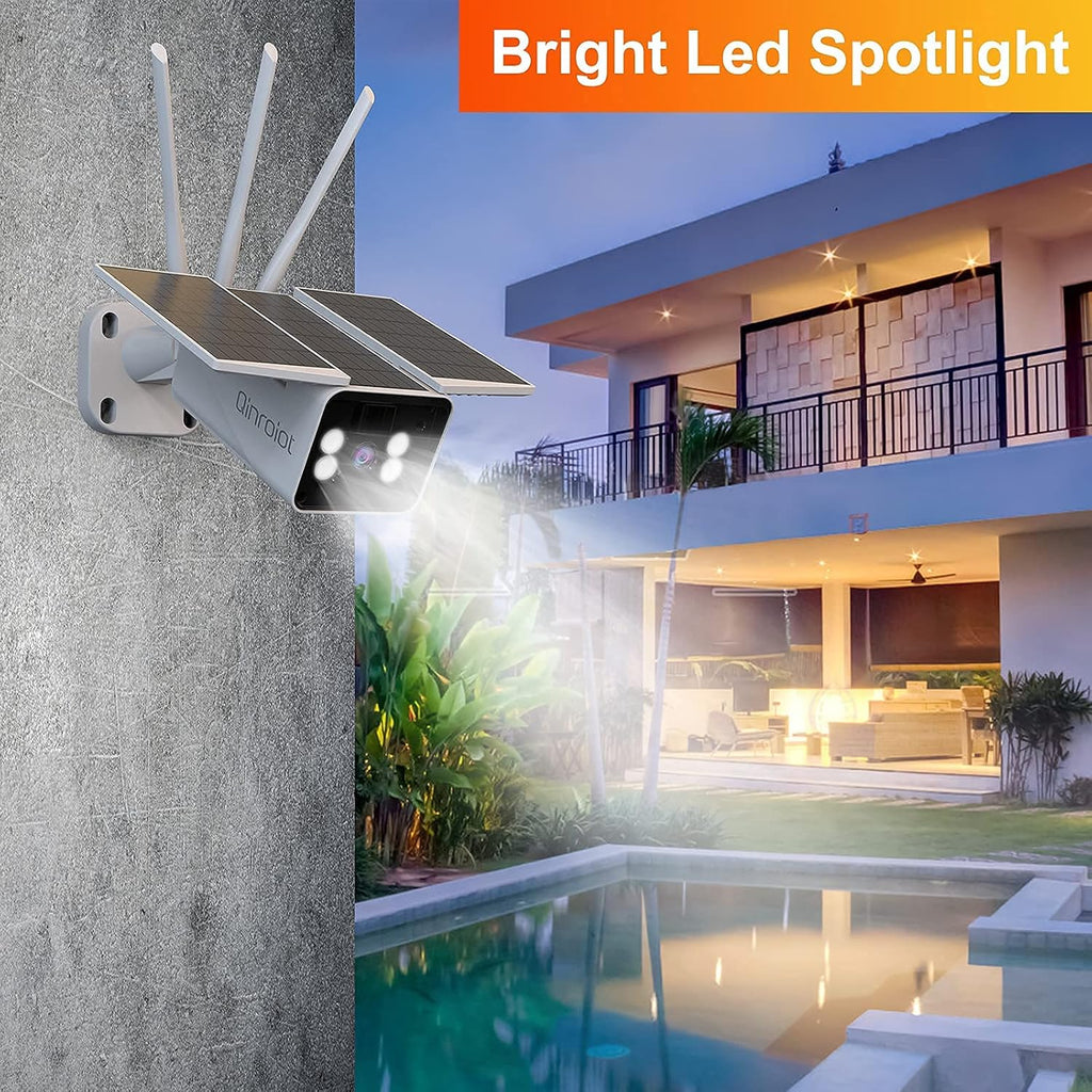 Security Cameras Wireless Outdoor 1080P WiFi with Spotlight Color Night Vision O77085