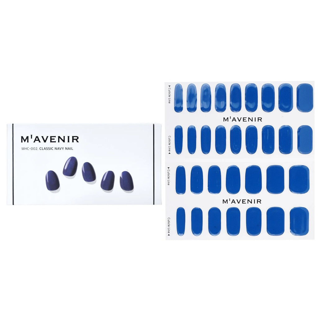 Classic Navy Nail Sticker 32pcs G511