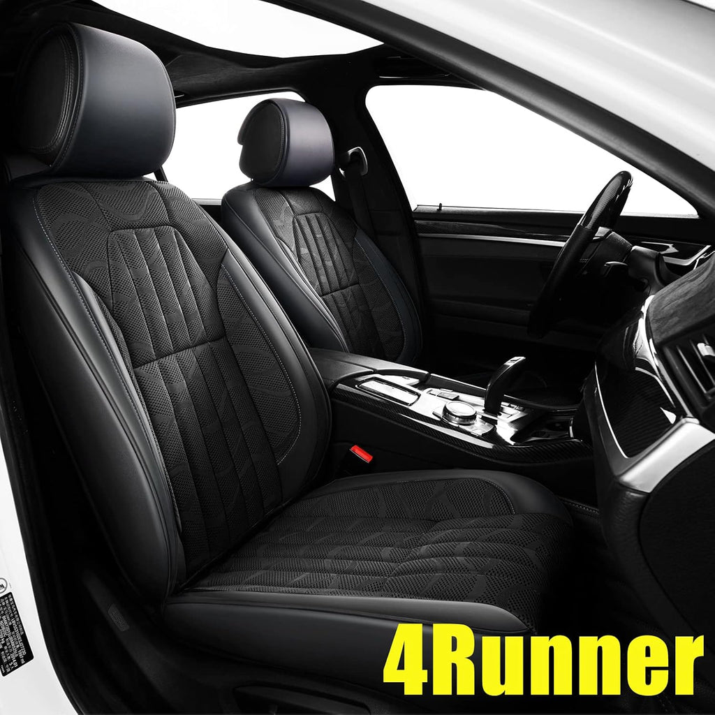 Black Faux Leather Car Seat Covers for Toyota 4Runner O9853