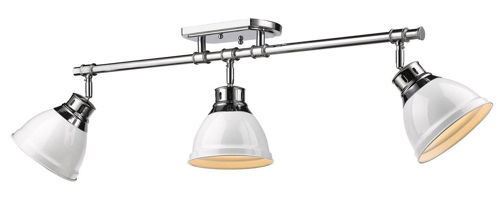 3 Light Semi-Flush Track Light D76345