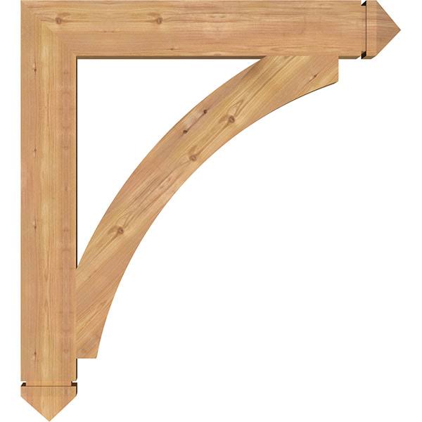 Thorton Arts u0026 Crafts Smooth Bracket, Western Red Cedar W876113