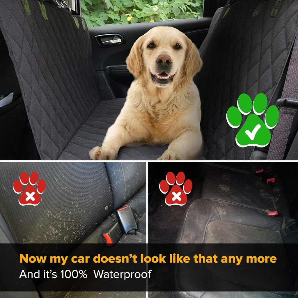 Waterproof Nonslip Dog Seat Cover for Back Seat Q175