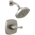 Stainless Steel Finish Shower Only Faucet with Single Lever Handle F428