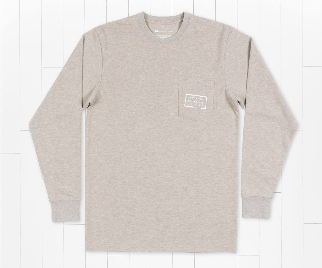 Washed Red Long Sleeve Tee P22411
