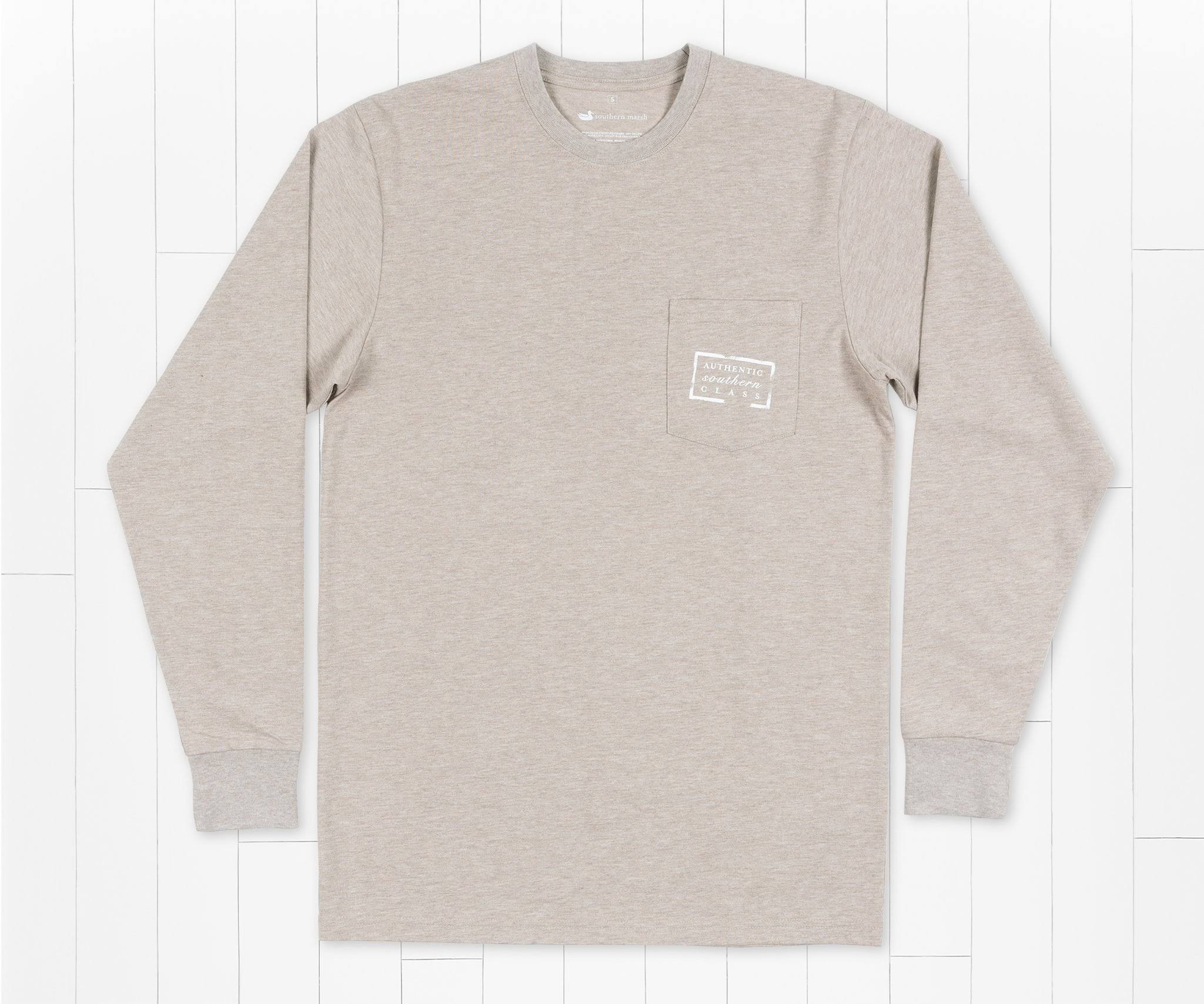 Washed Red Long Sleeve Tee P22411
