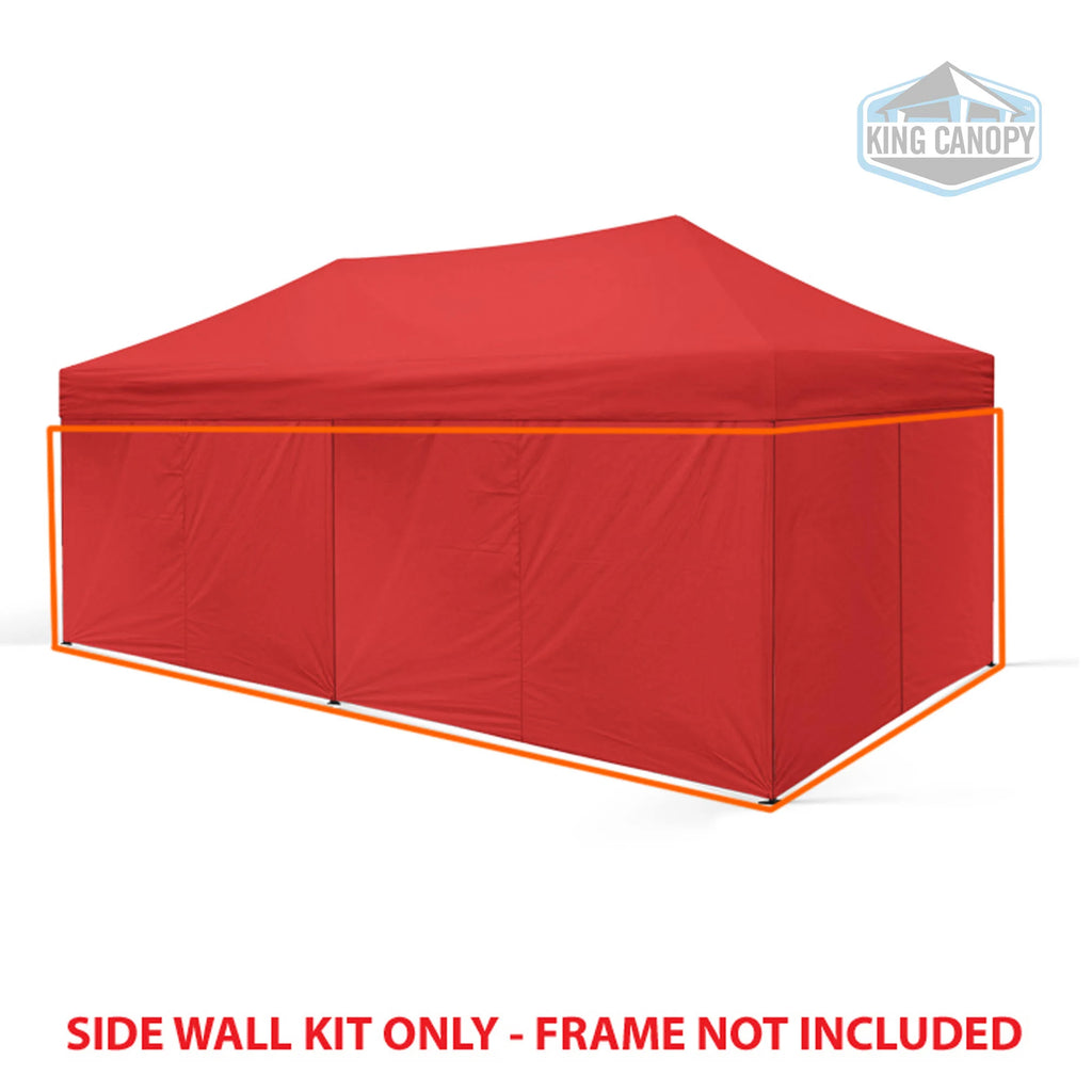 Red 10x20 Side Walls - 6 Pack U70879