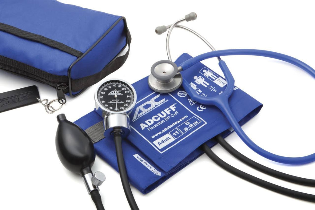 Royal Blue Pocket Aneroid/Clinician Scope Kit C235459