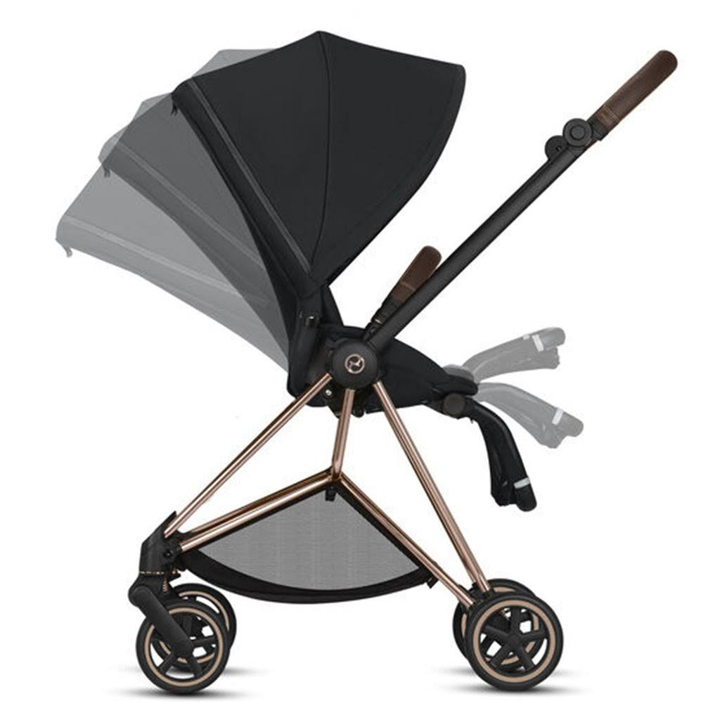 True Red Stroller with Matte Black Frame I937