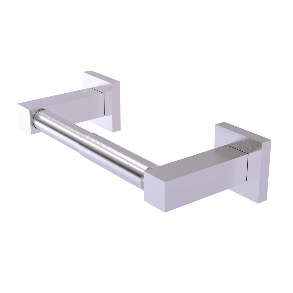 Satin Chrome Two Post Toilet Tissue Holder U190