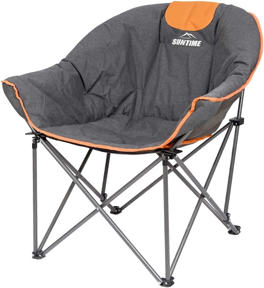 Oversize Padded Folding Chair with Carry Bag K319