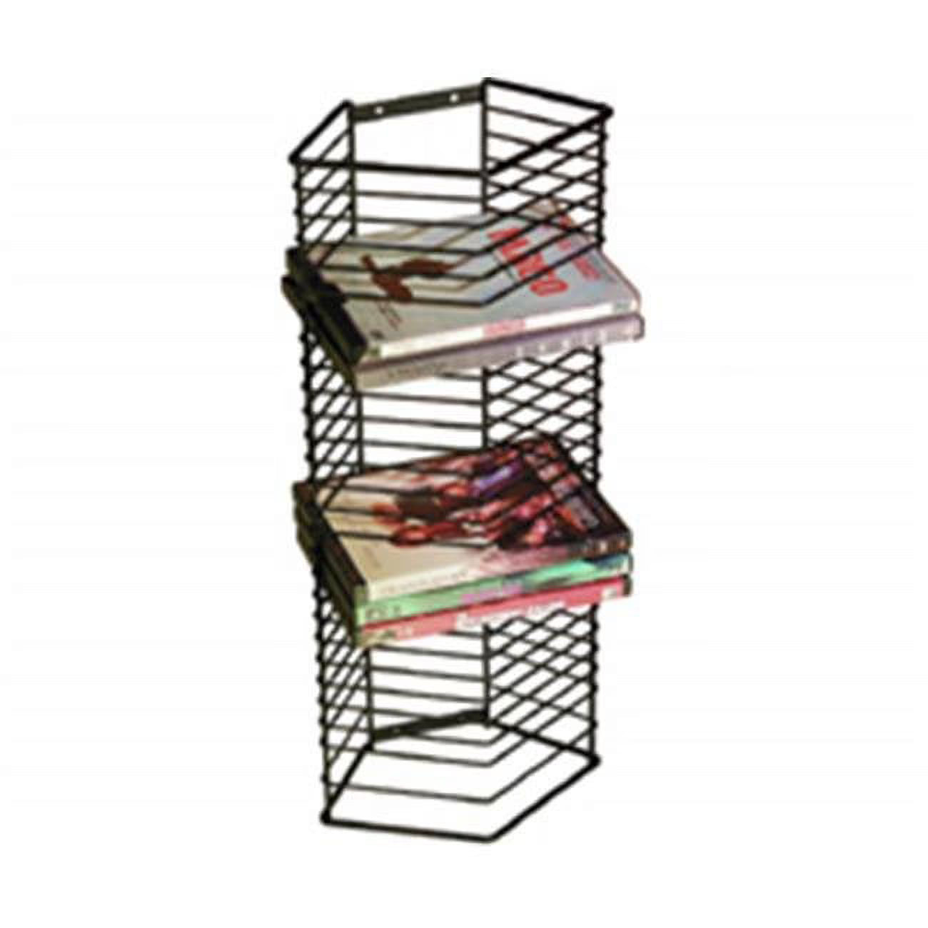Onyx Black Wire DVD Rack W469582