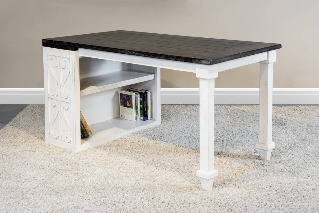 European Cottage Bookcase Desk X612630