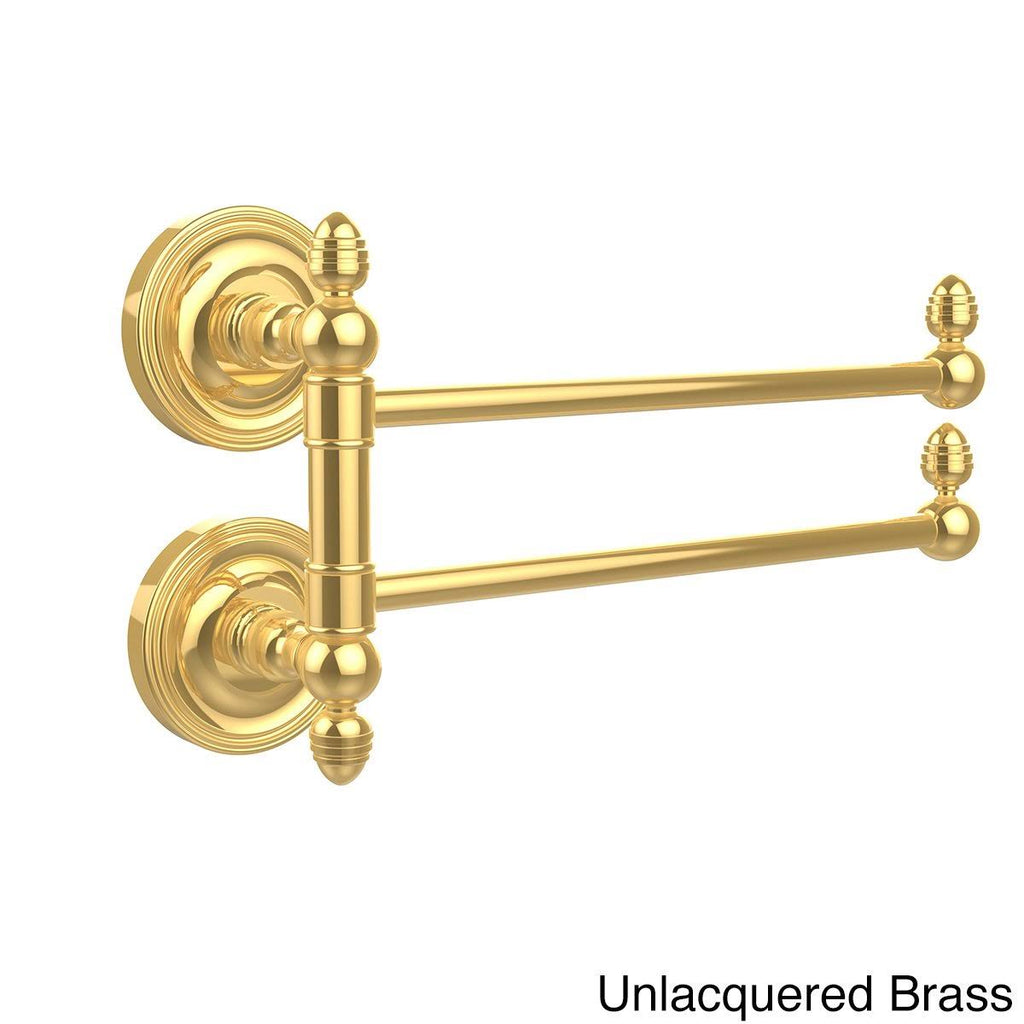Satin Chrome Swing Arm Towel Rail M8211