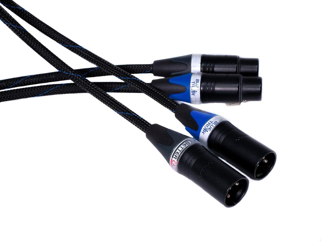 Balanced XLR Cables - Stereo Pair (2 Cables) - Silver/Copper Hybrid - 1.5 Feet U37668