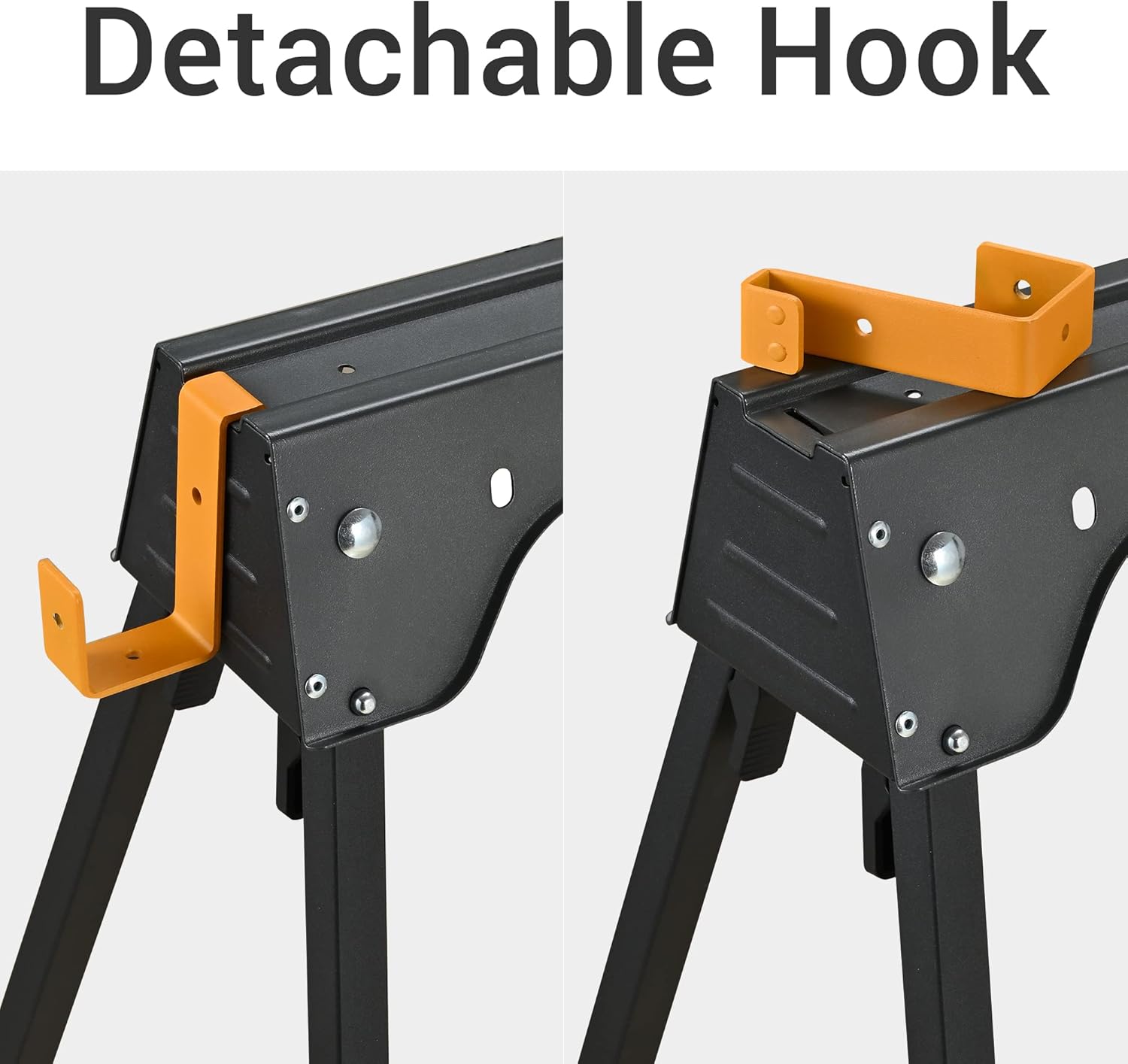 Sawhorse 2 Pack Portable Folding Heavy Duty 1100 LBS Weight Capacity C752493