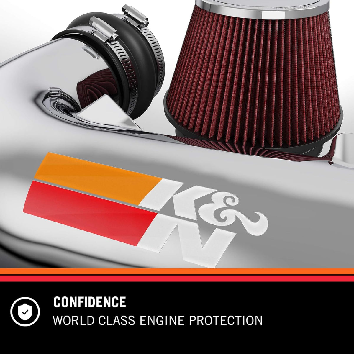 Cold Air Intake Kit Compatible with 2012-2018 Jeep Wrangler JK 3.6L V6 F8426
