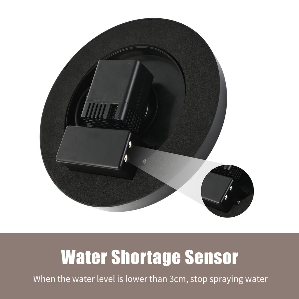 Solar Fountain Pump 3.5W with 1800mAh Battery 6 Nozzles D257