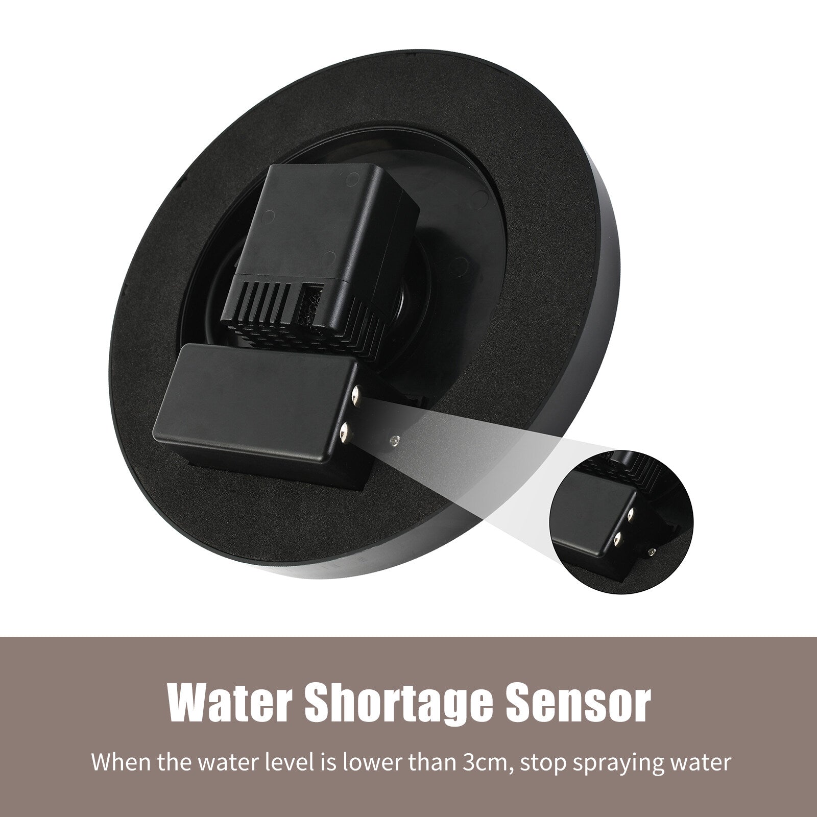 Solar Fountain Pump 3.5W with 1800mAh Battery 6 Nozzles D257