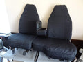Black Waterproof Seat Covers for 60/40 Split Bench Z4278