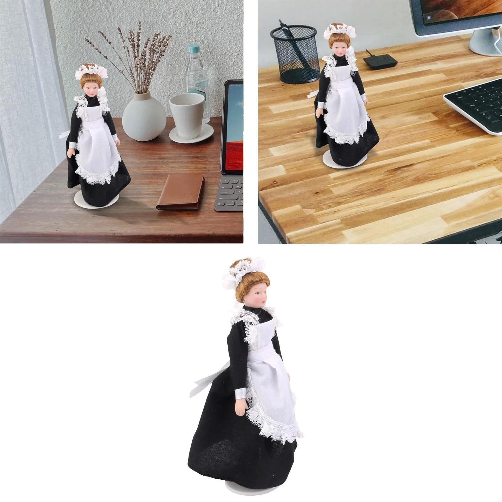 Porcelain Maid Servant Dollhouse Miniature B167